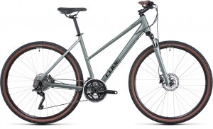 ΠΟΔΗΛΑΤΟ CUBE NATURE PRO TRAPEZE SILVERGREEN N BLACK 2022 DRIMALASBIKES